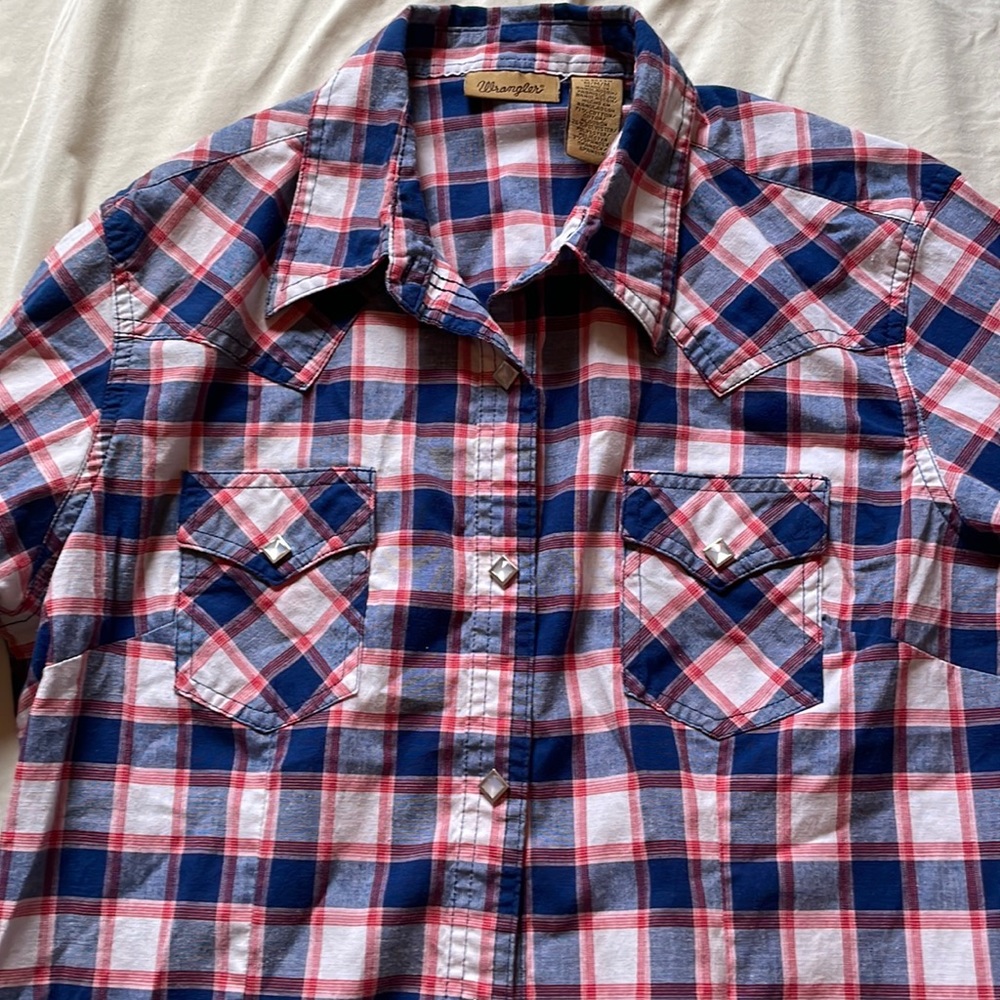 Western pearl snap long-sleeve shirt